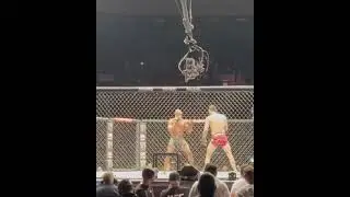 Kamaru Usman vs Jorge Masvidal live from crowd | UFC 261 #UFC #UFC261 #KNOCK #OUT