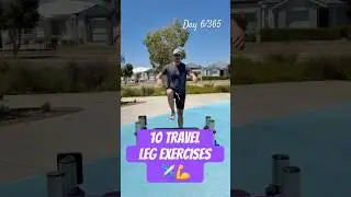 10 Leg Exercises Anywhere: Stay Fit While Traveling ✈️💪