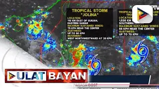 Bagyong Jolina, lumakas pa at isa nang tropical storm