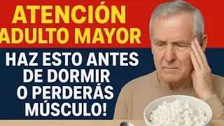 ATENCI&Oacute;N Adulto Mayor: &iexcl;Haz ESTO Antes de Dormir o Perder&aacute;s M&uacute;sculo | Vida Saludable