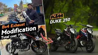 New Duke 250 Gen3 Exhaust Modification | Installing Old Duke 390 Exhaust | Very Loud & Basse Sound🔥