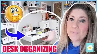 ORGANIZE WITH ME IN THE OFFICE | VLOGMAS DAY 9 2020