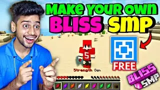 How To Make Bliss SMP in Aternos | Bliss SMP / Pearl SMP / Gem SMP 😍 | Hindi Tutorial 😁