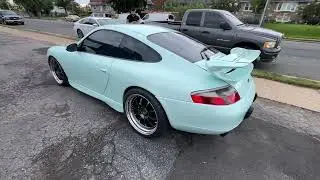 Porsche 911 996 Aero walkaround with jaguar