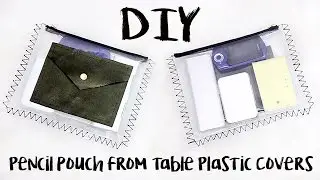 DIY: Back To School Clear Pencil Pouch