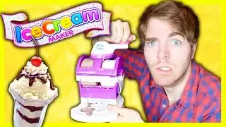 TRYING THE ICE CREAM MAKER