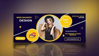 Professional Facebook Cover Design | Photoshop Tutorial