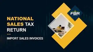 National Sales Tax Return | Import Sales Invoices | Tutorial