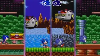 Sonic: Unleashed Sonic and Werehog in Sonic 1