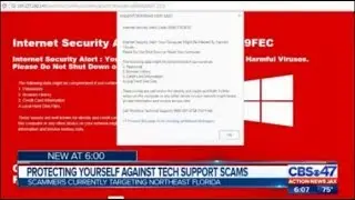 Protecting yourself against tech support scams