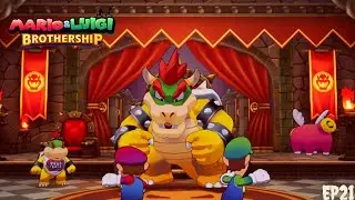 Mario & Luigi Brothership Part 21 | A search For the Ampberrys A battle with Bowser Awaits Us ⭐️