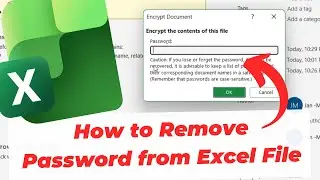 Как удалить пароль из файла Excel