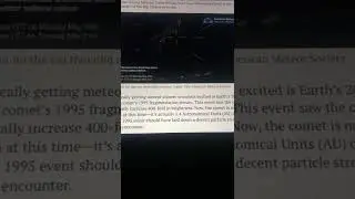 Have the stars fallen from heaven? 73p meteor shower of the century!!!!