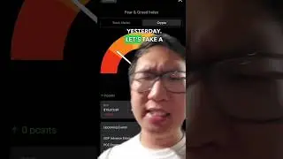 Crypto Fear & Greed Index #bitcoin #ethereum #doge