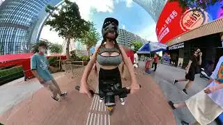 Himo H1 Micro E-Bike- Test Drive at the World's Largest Electronics Market!.mp4