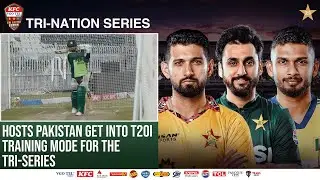 Hosts Pakistan get into T20I training mode for the tri-series 🏏