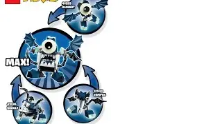 GLOWKIES MAX Instructions LEGO MIXELS 2015 Series 4 Globert + Vampos + Boogly