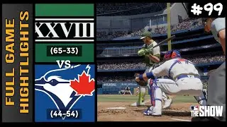 MLB The Show 21 - #99 | Season 2 | Full Game Highlights - Elevation XXVIII vs. Toronto Blue Jays