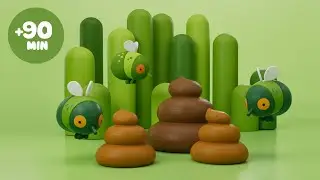 Canciones y Juegos Educativos para ni&ntilde;os 😊 | Especial +90 Minutos | Pim Pam Pino