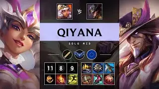 Qiyana Mid vs Twisted Fate - EUW Diamond Patch 25.11