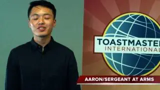 OCCN Toastmasters Sergeant at Arms Officer Video