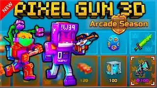 Pixel Gun 3D NEW 16.7.0 ARCADE BATTLE PASS REVIEW - NEW AZTEC TEMPLE MAP IS HERE!!