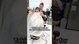 Suhan&rsquo;s first haircut in Korean salon