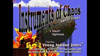 Instruments of Chaos Starring Young Indiana Jones Sega Genesis/Mega Drive Complete Playthrough