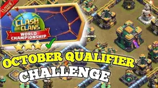 Easily 3 Star October Qualifier Challenge | Clash of Clans | Exordin Gamerz