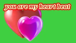 Heart Beat | Green Screen | Moving Background | Motion Background | Copyright Free
