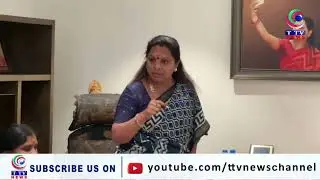 MLC Kavitha address to the meeting of UPF leaders and representatives of various BC organizations.