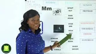 Circle Time - Words that rhyme and letter M.