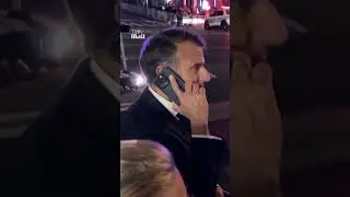 Emmanuel Macron phones Trump after motorcade blocks his route