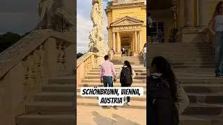 Sch&ouml;nbrunn Garden Vienna Austria Walking Tour | Relaxing 4K Walk with Real City Sounds