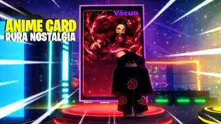 ANIME CARD COLLECTION  - ACHEI O MELHOR JOGO DE CARTAS DE ANIME NO ROBLOX