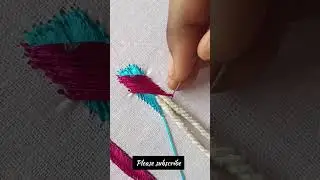 Double load stitch #loadstitch #aari #aariwork...........