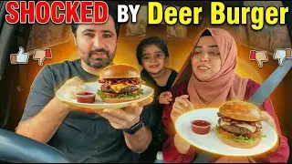 We Tried DEER BURGER Street Food for the First Time! 🦌🔥 | Honest Reaction & Review