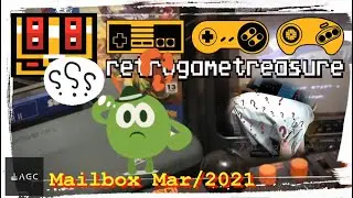 Retro Game Treasure Unboxing! | Mailbox Mar/2021 - I got uhhh...... a bag?!?!?!