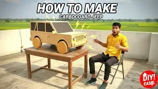 How To Make a Cardboard Jeep Car | Simple & Easy | cardboard jeep ya car kaise banaye |