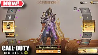 Crown of Kings Draw Legendary Phantom Osiris | Legendary Kali Sticks | Trying 3 Spins #codmobile