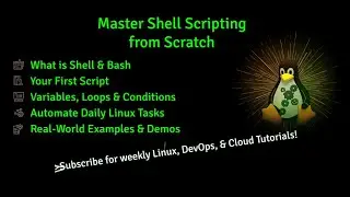 Shell Scripting Tutorial for Beginners | Automate Tasks in Linux