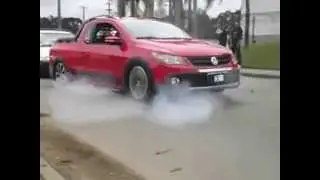 saveiro cross na fixa + aro 18 enrroscando