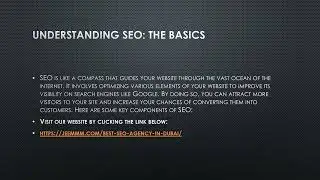 BEST SEO Services in Dubai  Best SEO packages