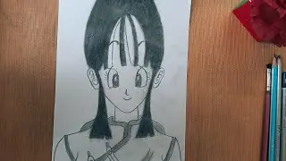 How to draw Chi -Chi of Dragon Ball Z step by step for beginners||#dragonball #drawing #anime 