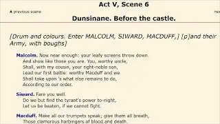 Macbeth Act 5 Scene 6 & 7 line by line explanation in hindi