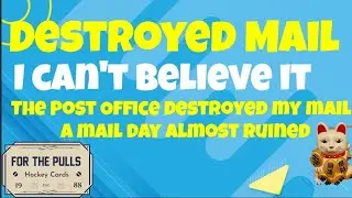 My Mail Got Destroyed By The Post Office . #mail #destruction #destroyed