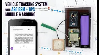 Система слежения за транспортными средствами на основе SMS с модулем A9G GSM+GPS и Arduino