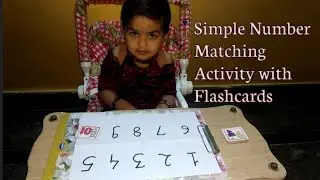 Simple Number Matching Activity with Flashcards