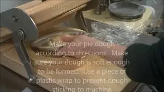 How to make a Apple Pie  using Booij Woodworks Pie Press