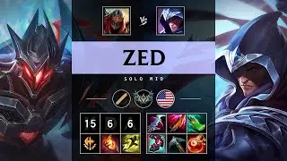 Zed Mid vs Talon - NA Challenger Patch 25.04
